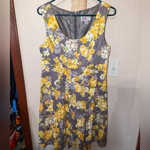 Yellow Floral Teatime Dress